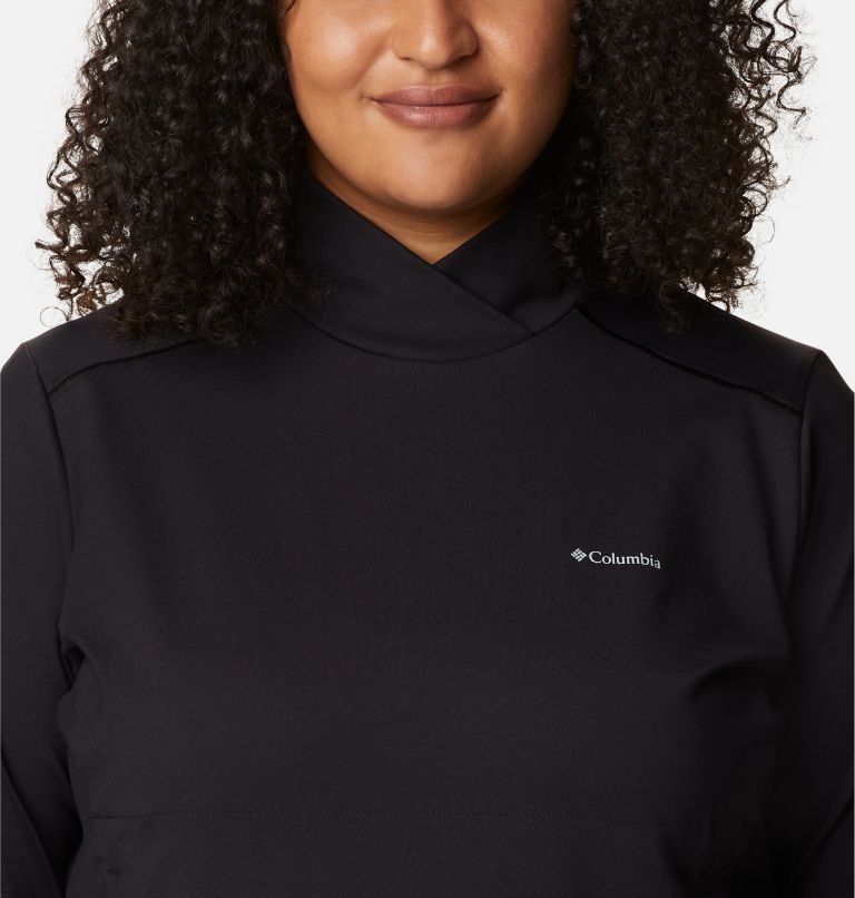 Women's Columbia Weekend Adventure Sweatshirts Black | Plus Size CA-O045A